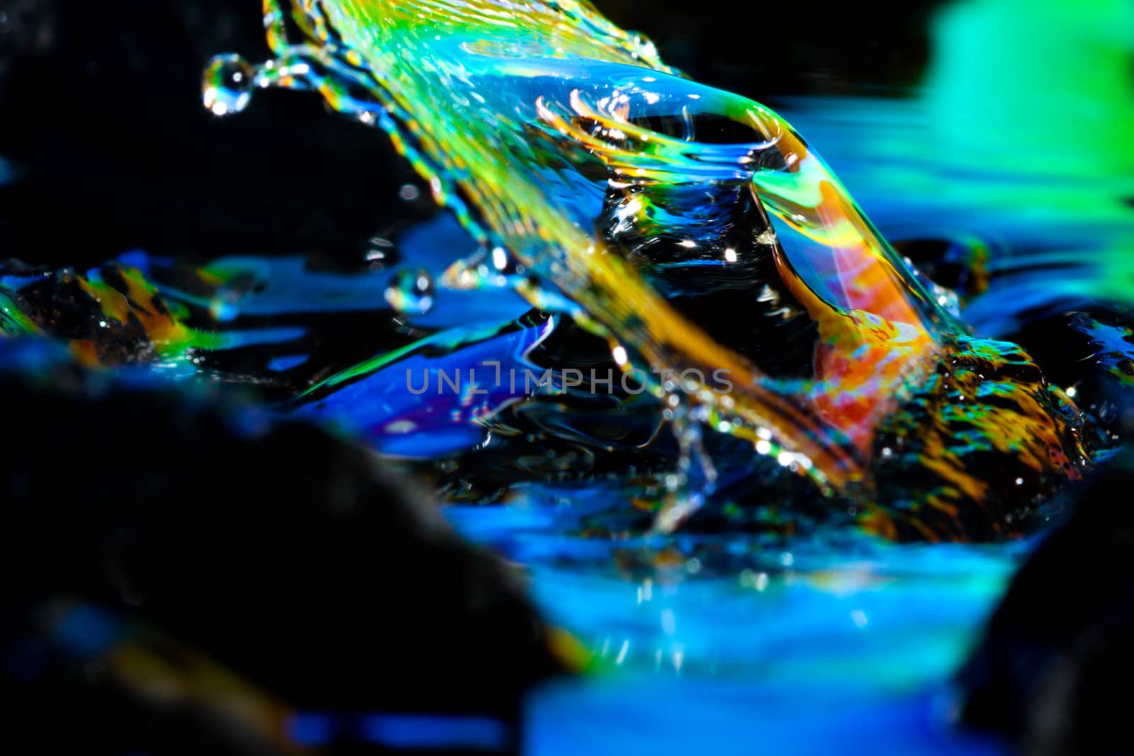Colorful and Creative Water Drop Landscapes by Coffee999