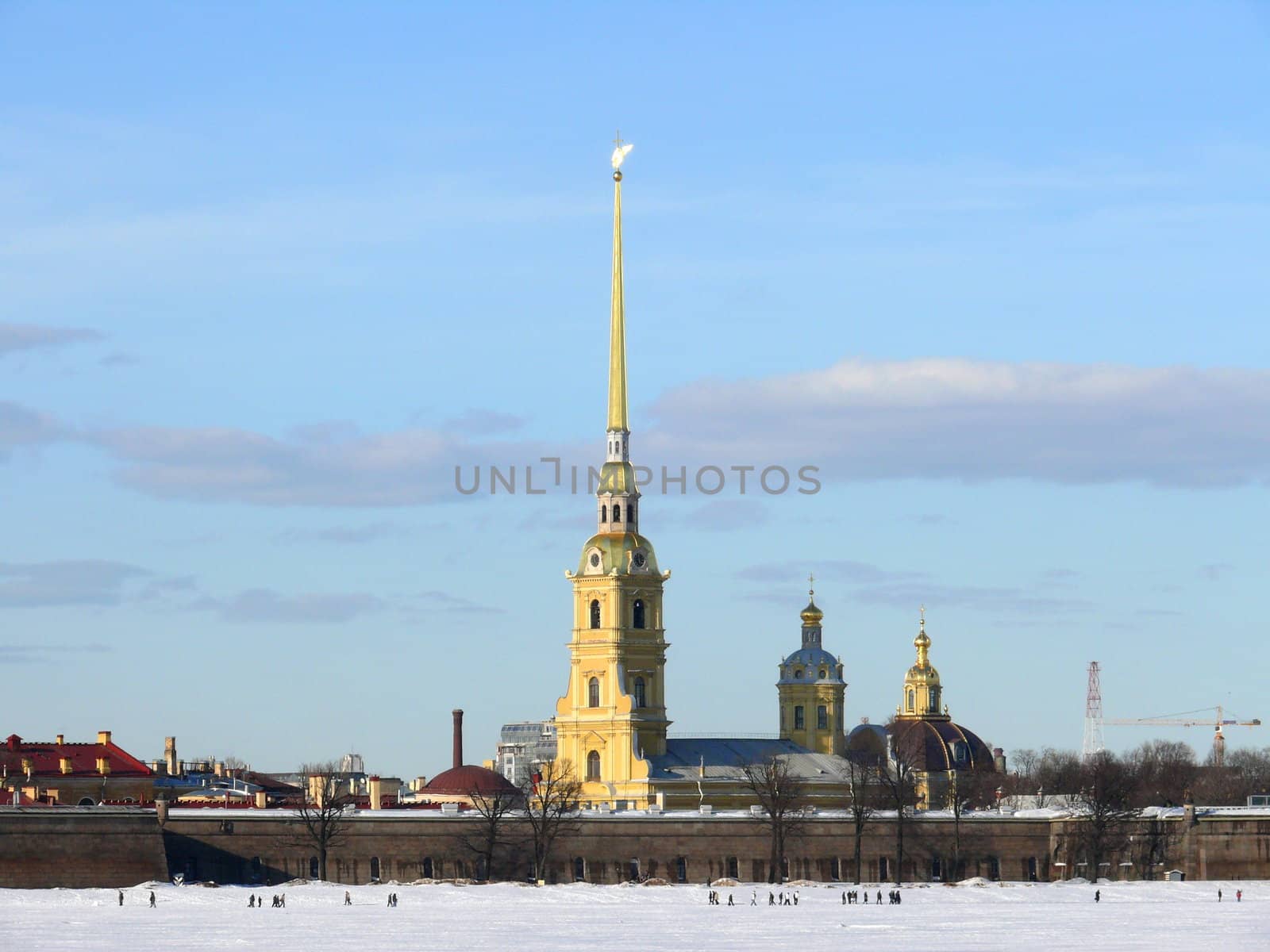 Petropavlovskaya fortress in Saint-Petersburg, Russia by Stoyanov