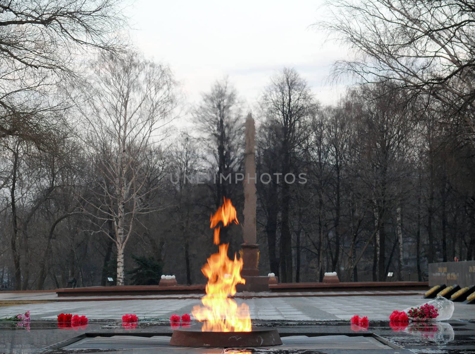 eternal flame in Nizhny Novgorod Kremlin. Russia