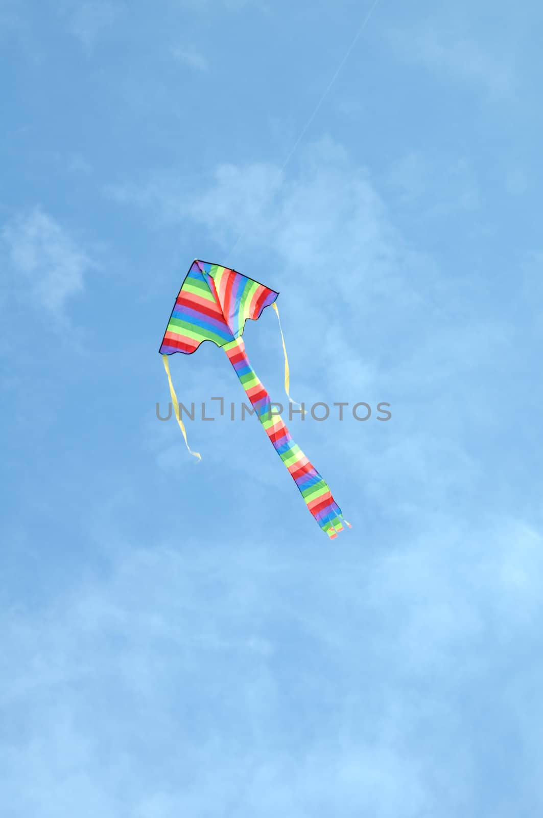 striped kite by uriy2007