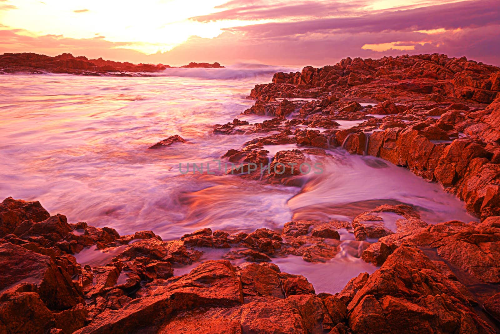 Seascape in South Africa