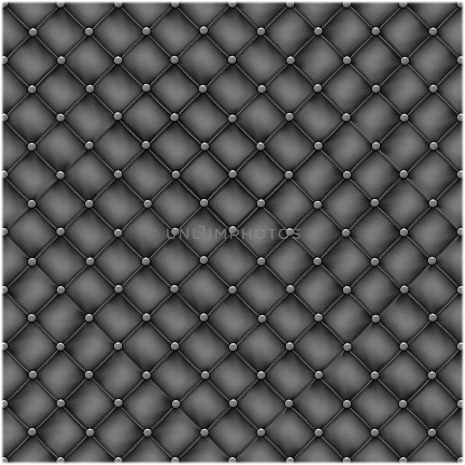 Seamless texture leather quilted a sofa. Highly detailed surface of a leather sofa.