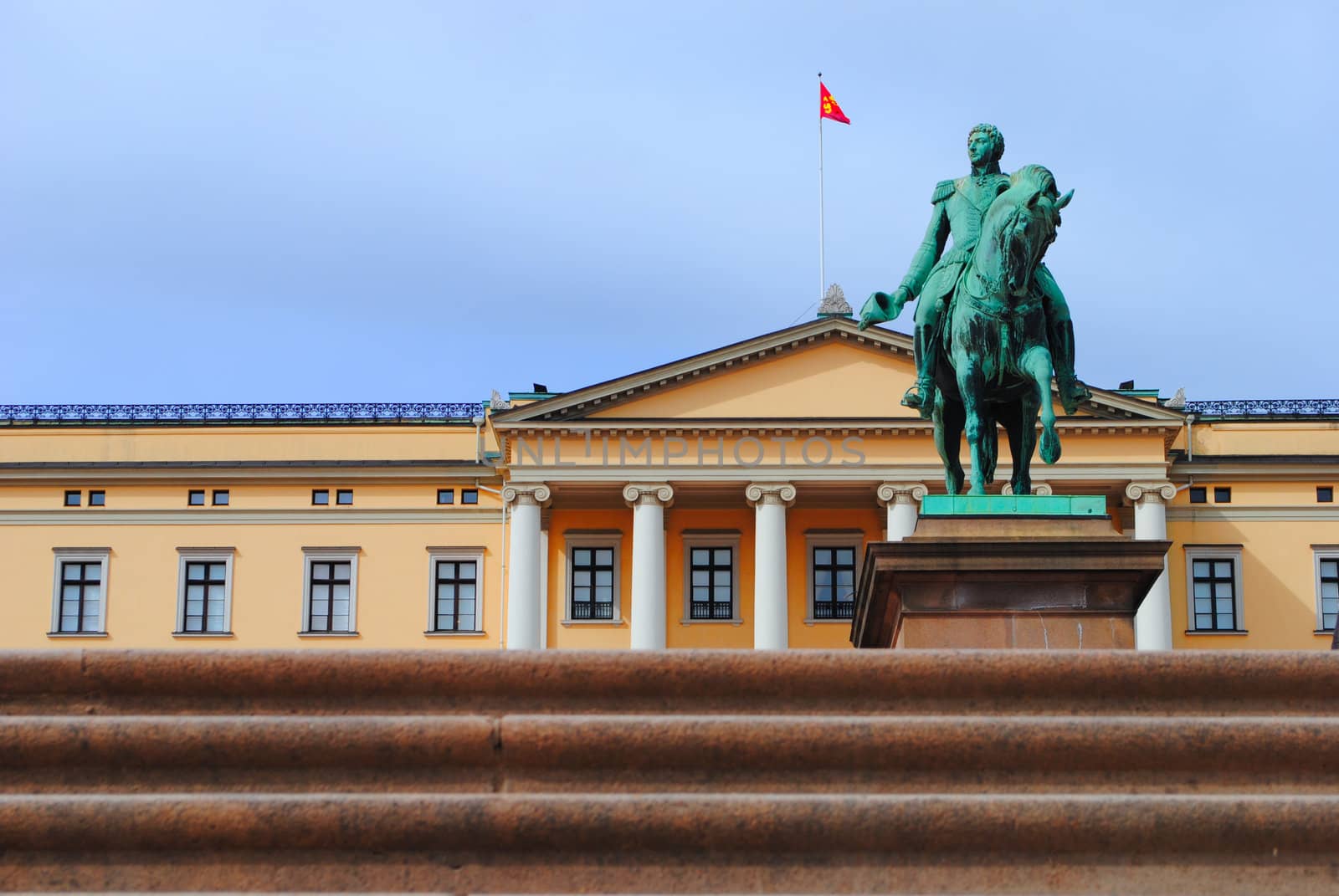 The Royal Palace in Oslo, Norway.