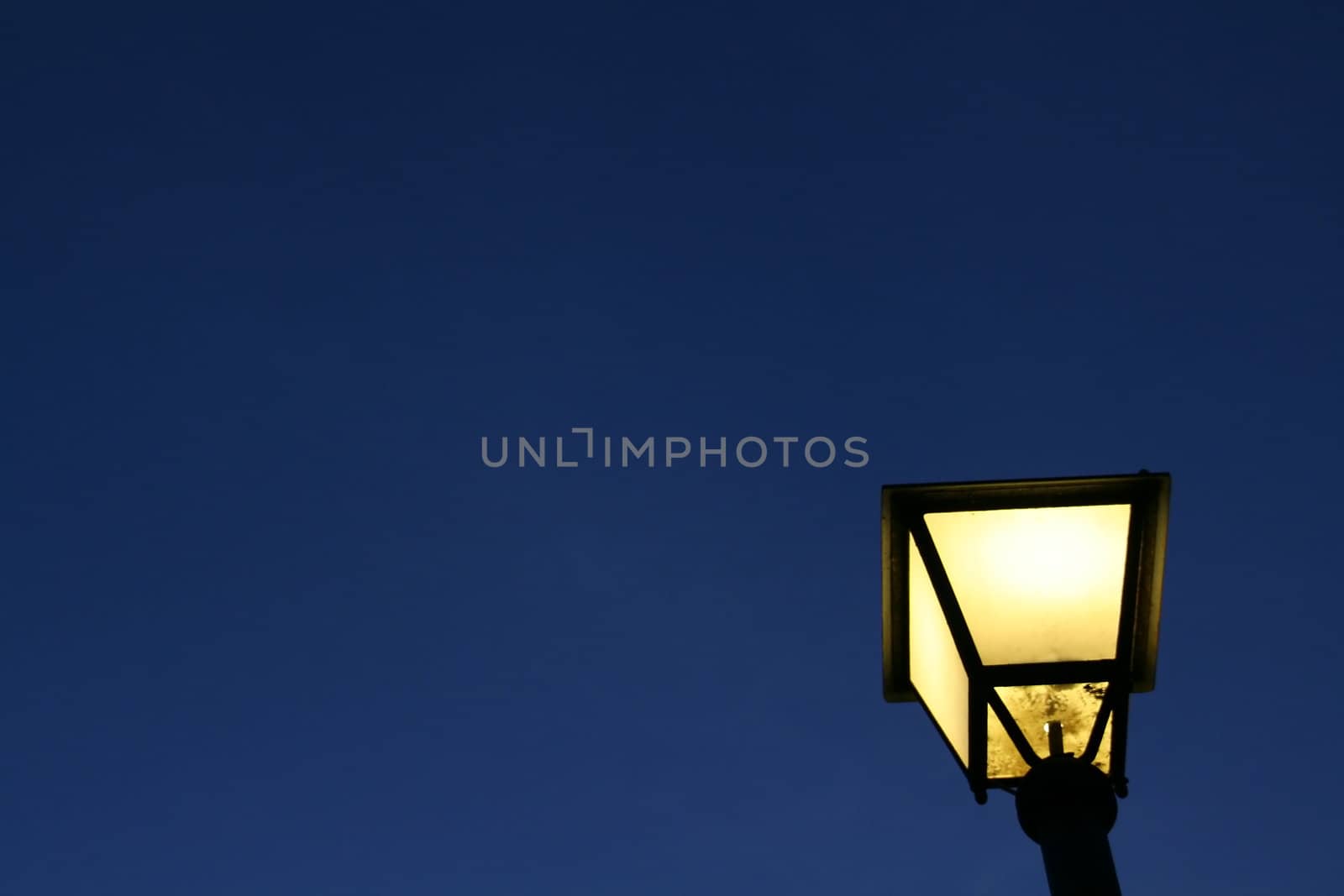 street lamp at night by nile