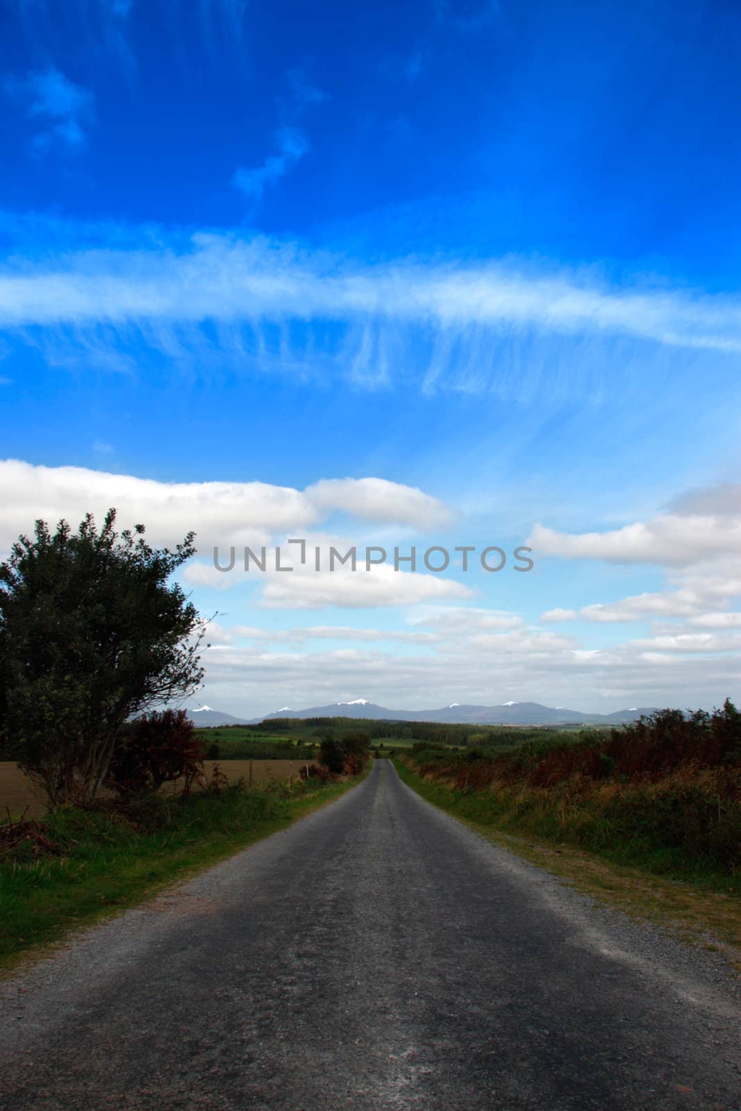 a straight road to the knockmealdown mountains