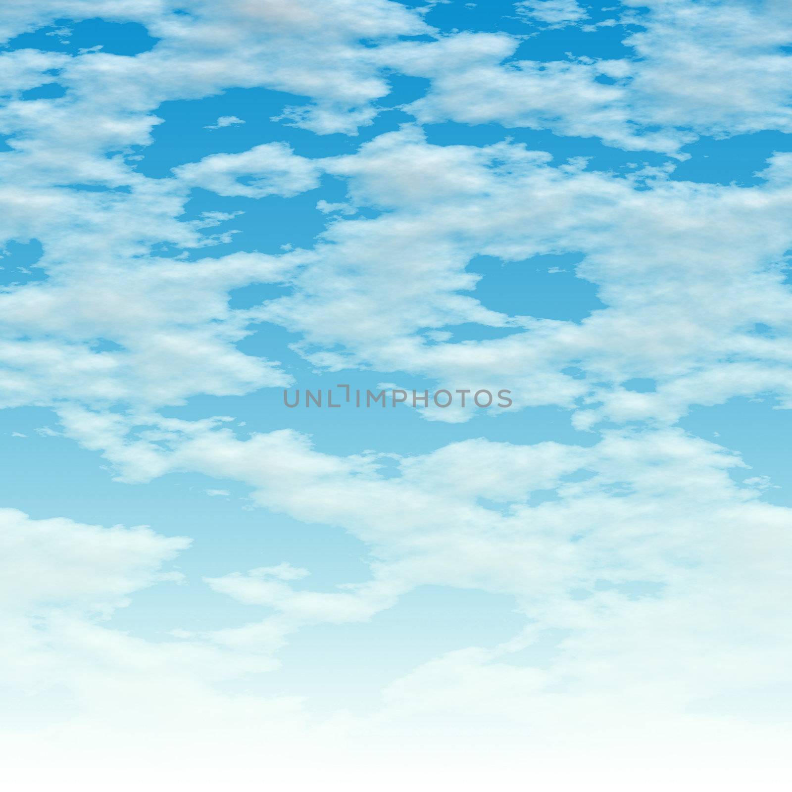 Here is a simple clouds background - it fades to white at the bottom.  This tiles seamlessly from side to side.