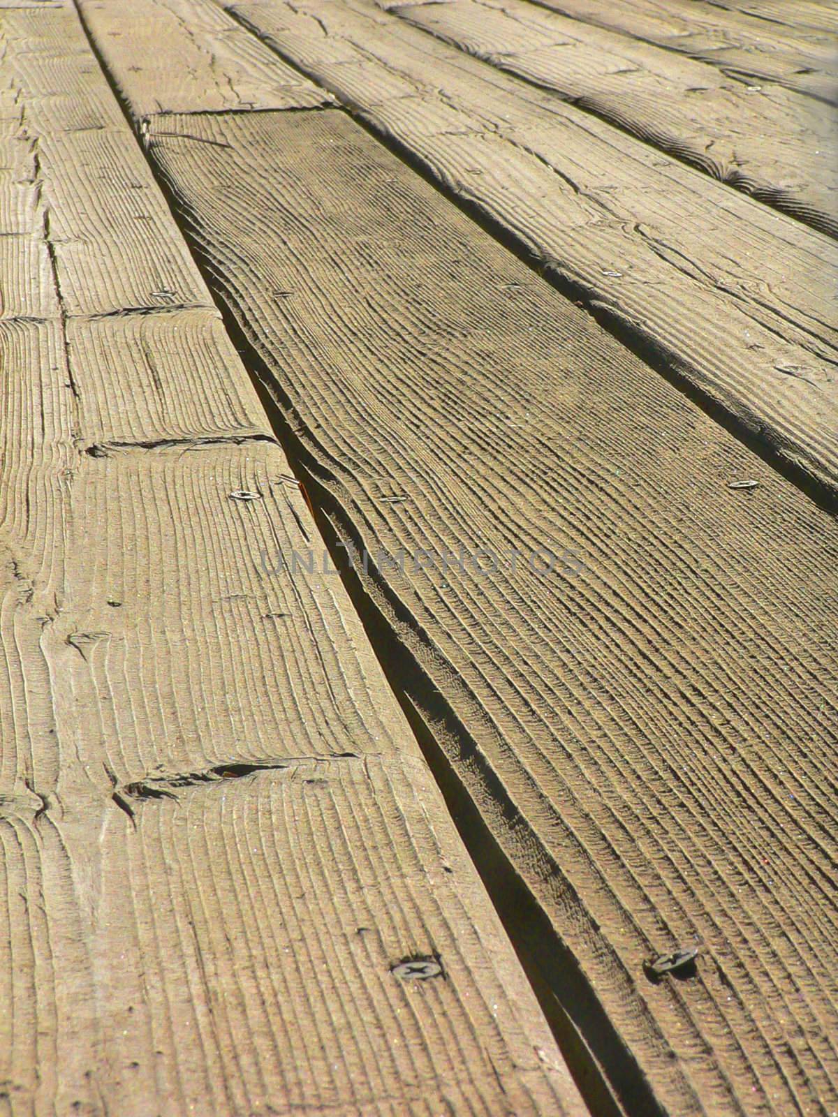 Wooden Deck Planks by telecast