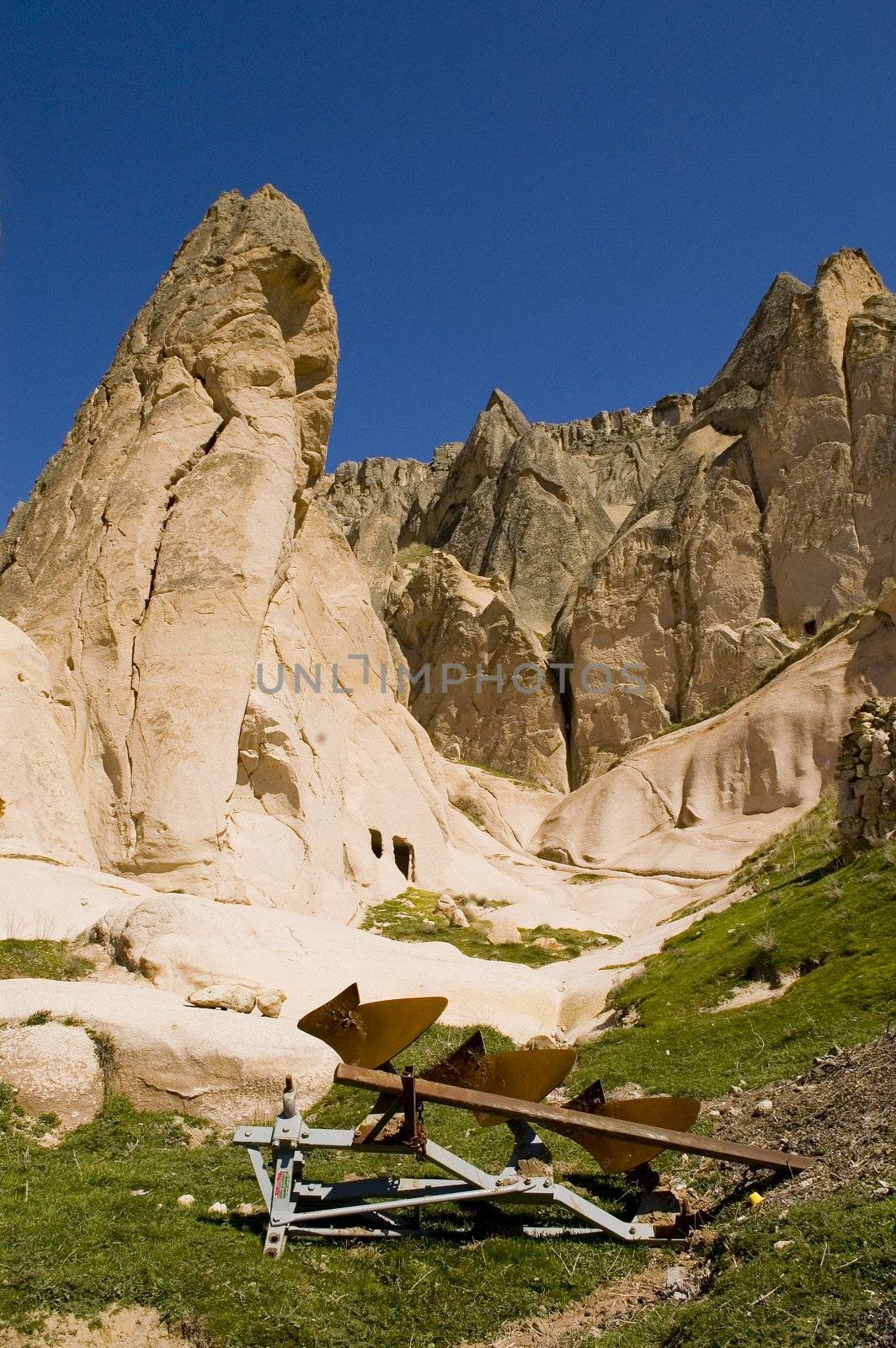 the speciel stone formation of cappadocia turkey 