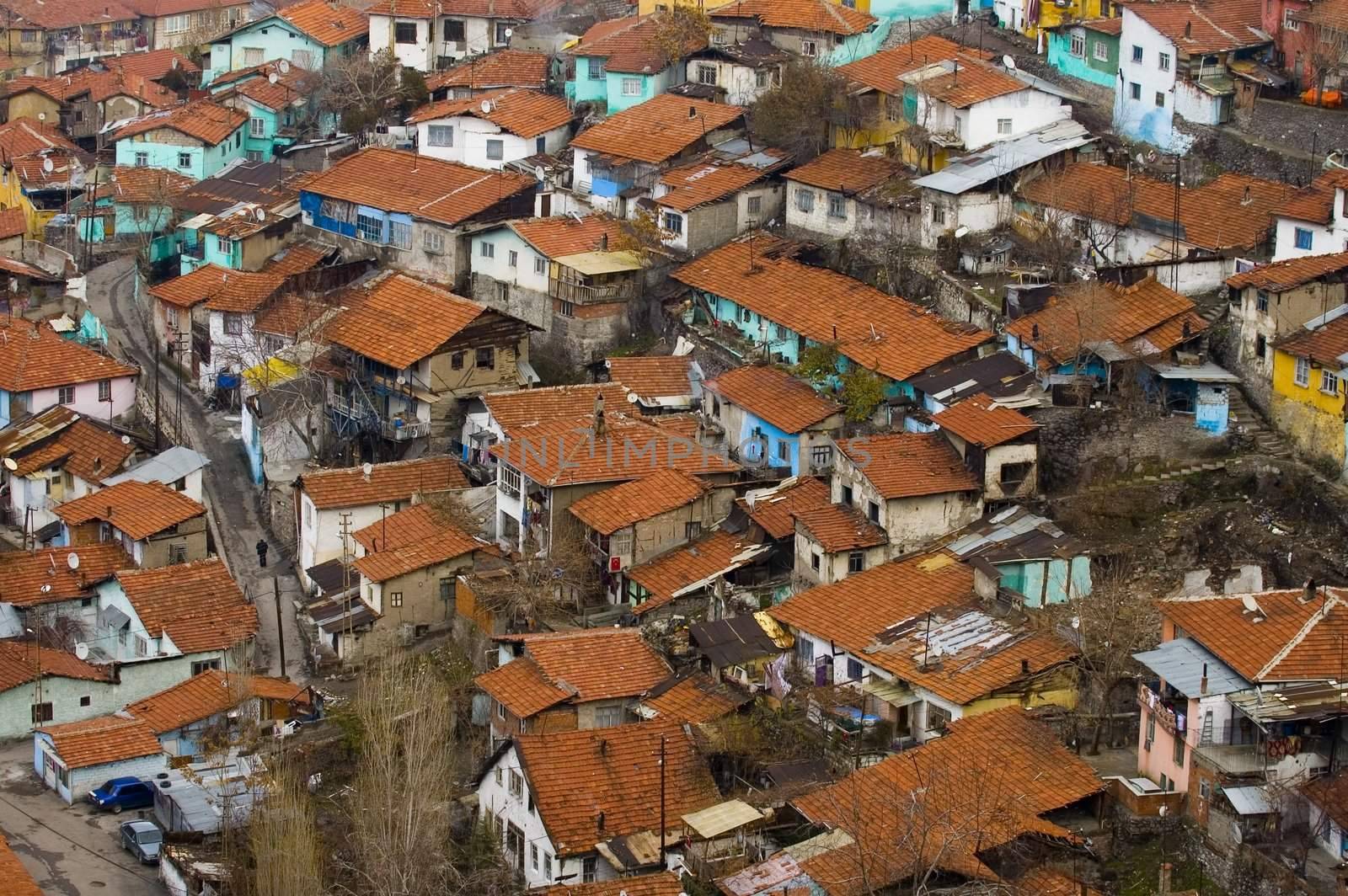 density neighbourhood in Ankara the capital city of Turkey