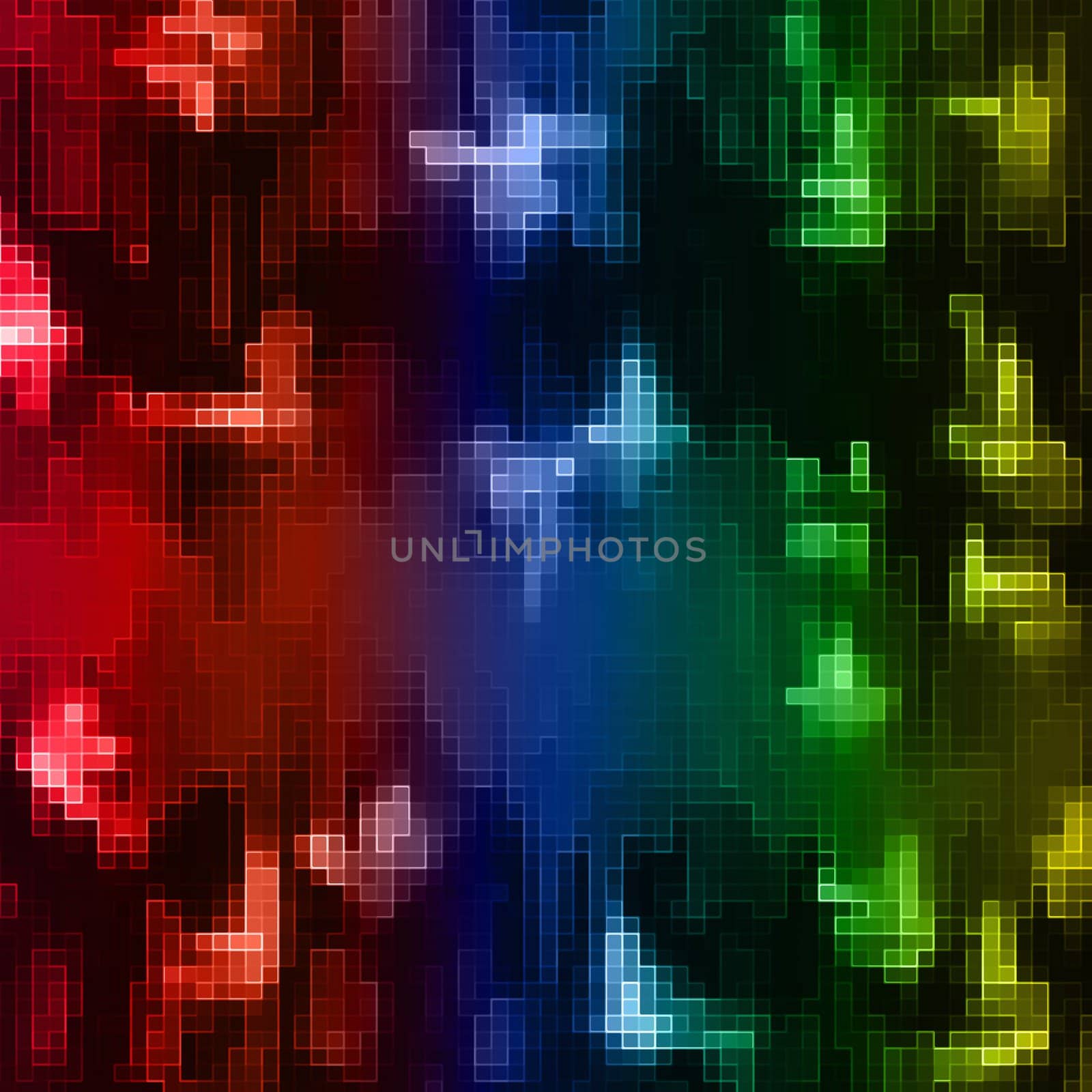 abstract colorful square background illustration