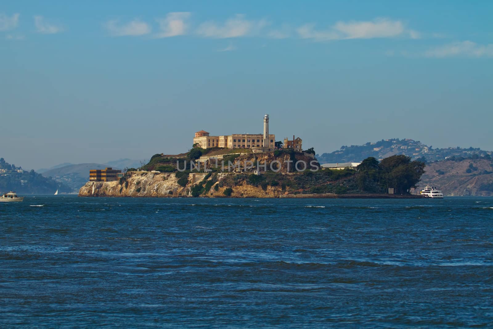 Alcatraz Island in San Francisco Bay California