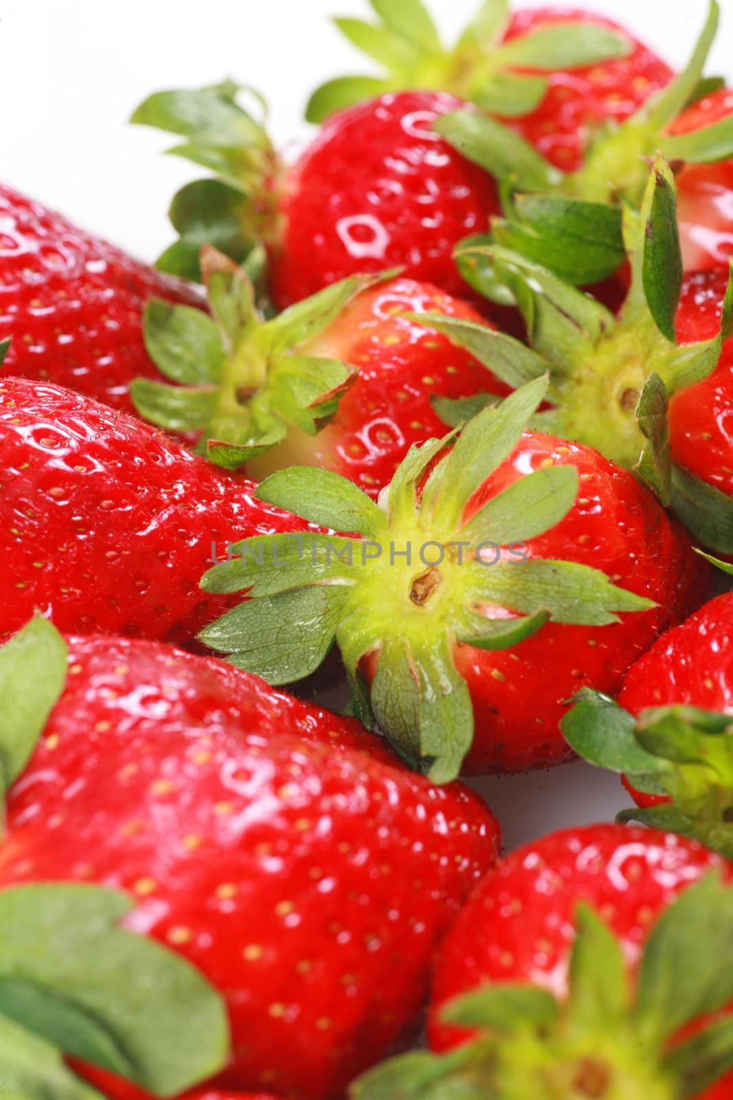 red juicy strawberry...........