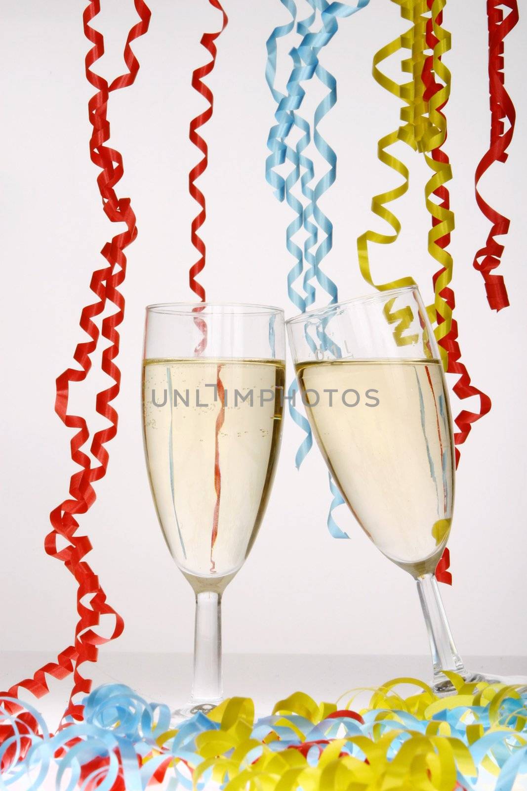 Champagne Glasses with ribbons......................