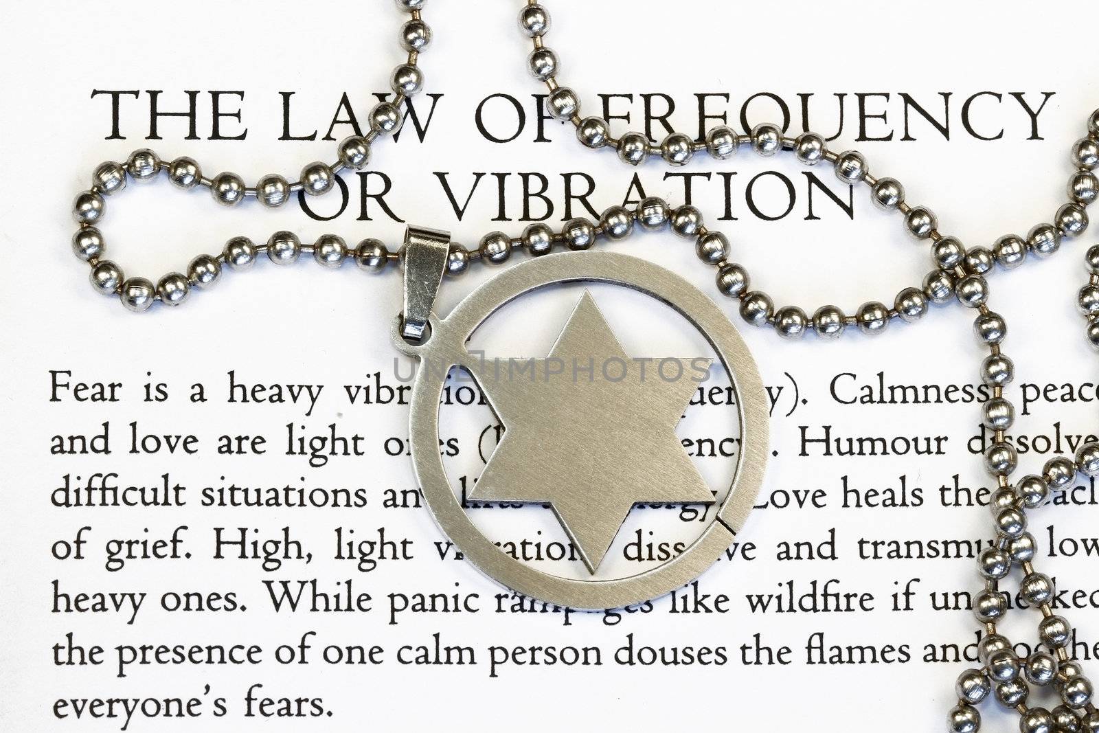 The law of frequency or vibration -chapter in a book of quantum physics.