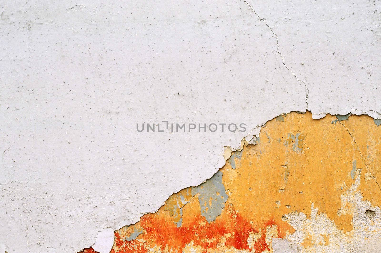 Cracked wall surface background. Chipped paint texture.