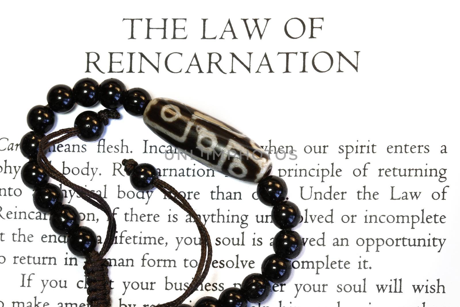 The law of Reincarnation concept- for many religion uses.