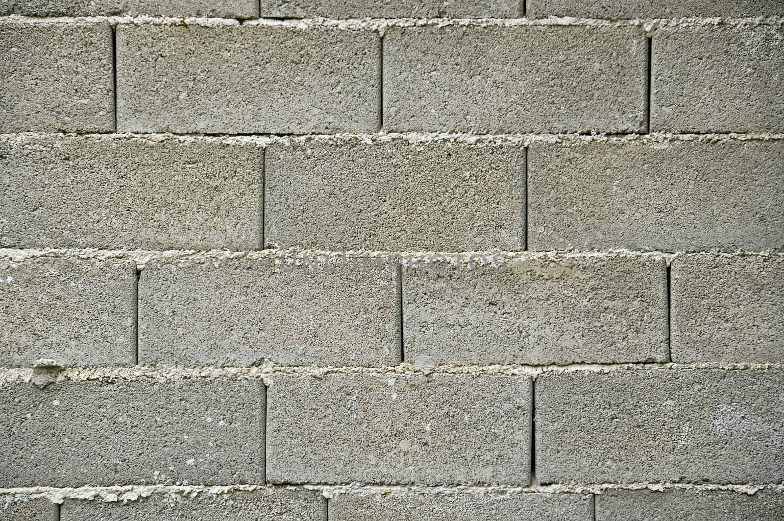 Cinder block rough wall texture background pattern.