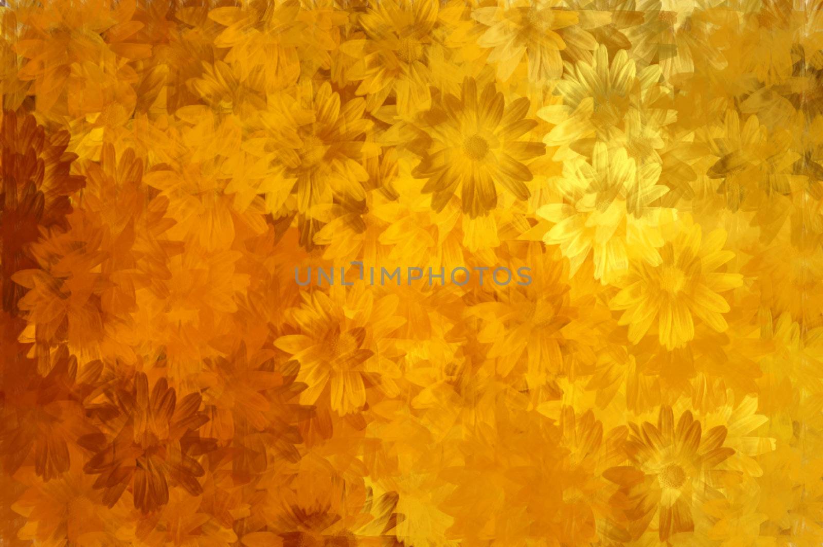 Abstract floral background paint pattern. Digitally created llustration.
