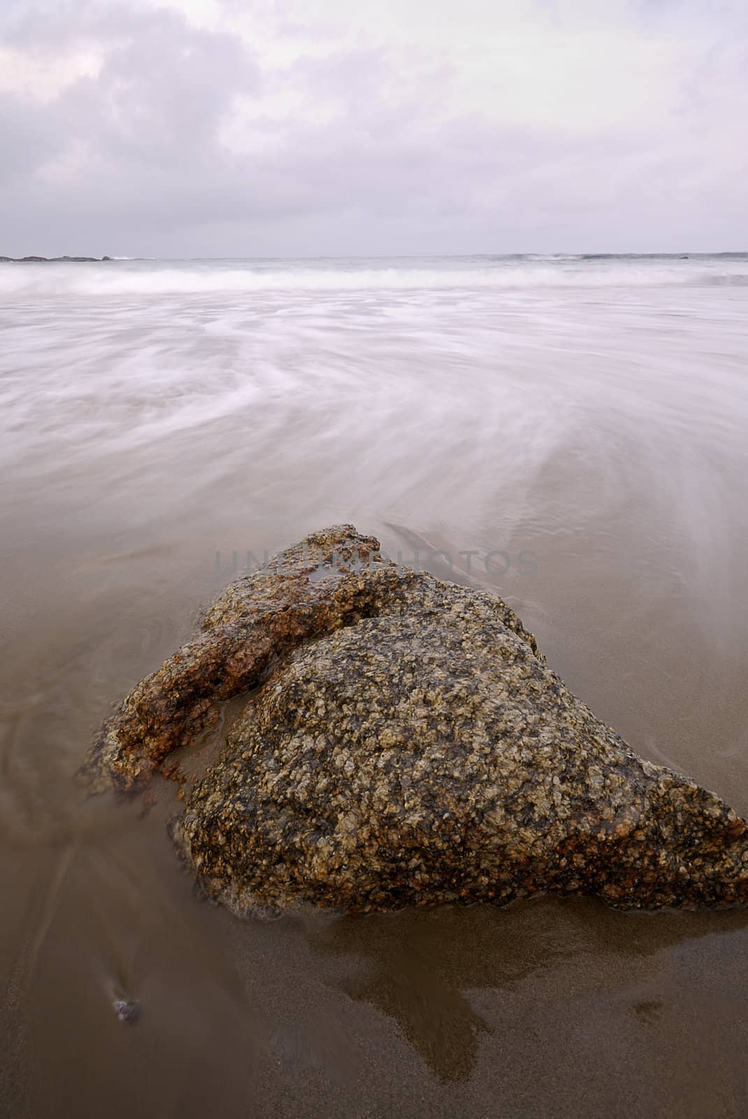 Rock in the sea by Marietjie