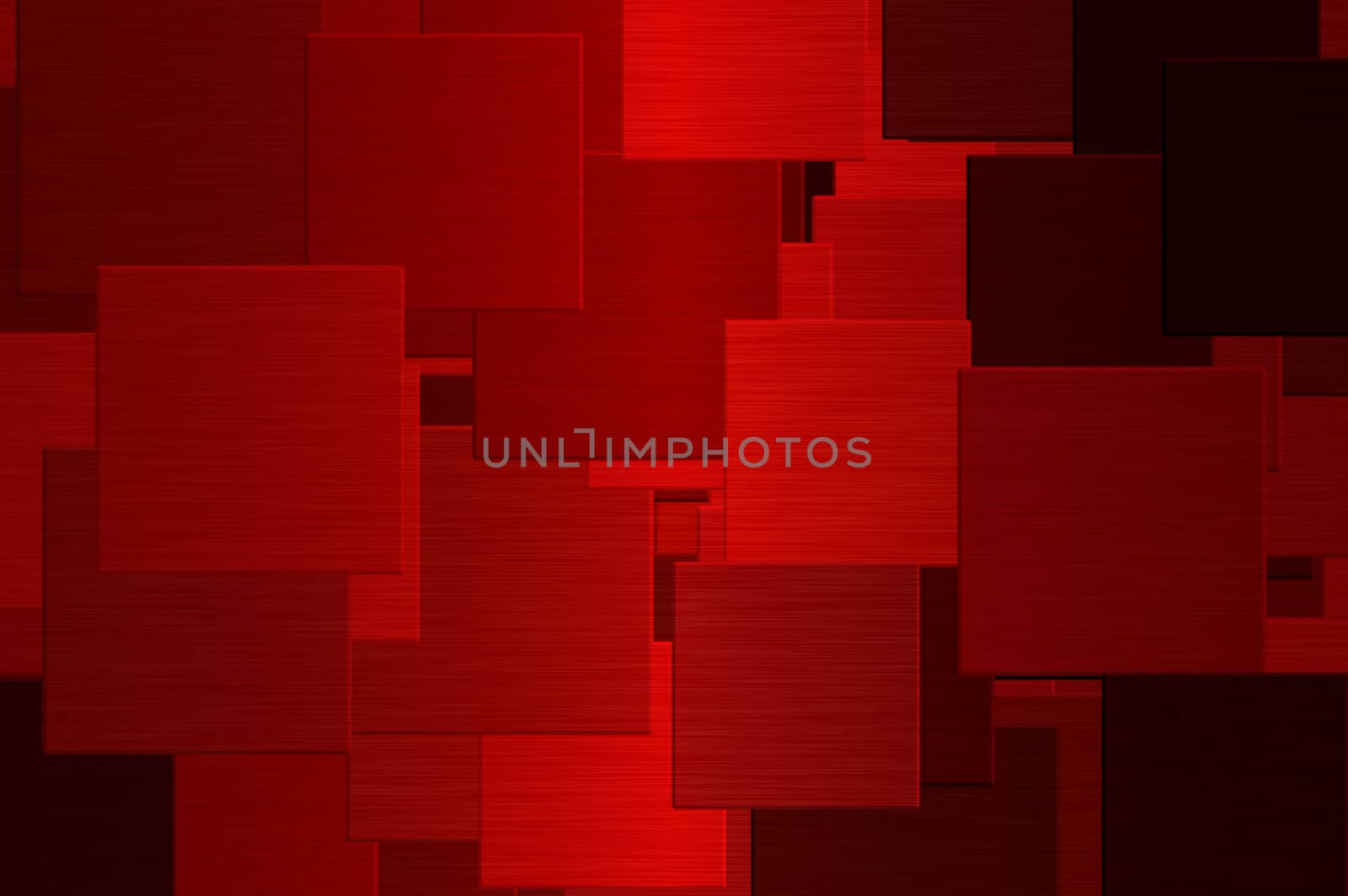 Red squares abstract pattern. Digitally created illustration.
