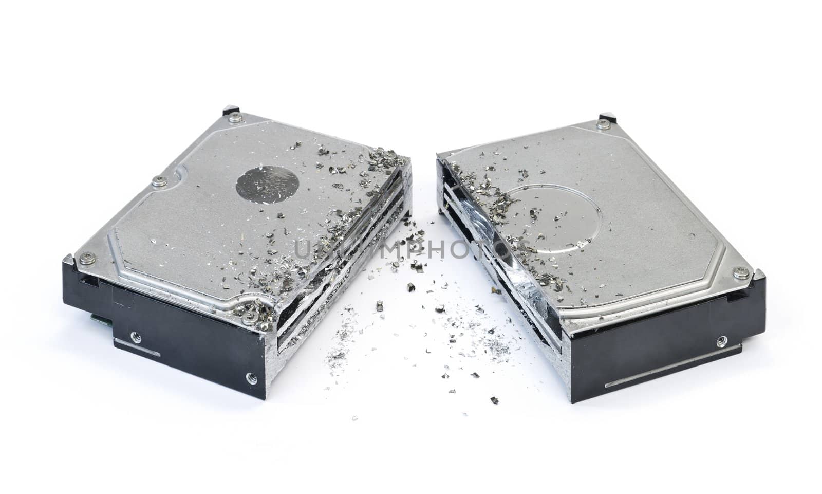 halved hard disk drive by gewoldi
