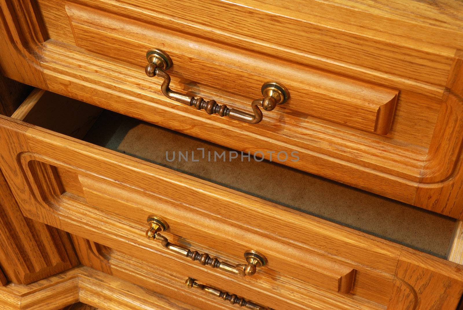 Boxes of a locker. A locker from a tree, with carved incrustation and iron handles