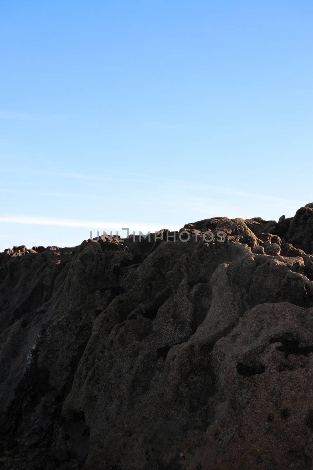 ballybunion beach rocks on the west coast of ireland