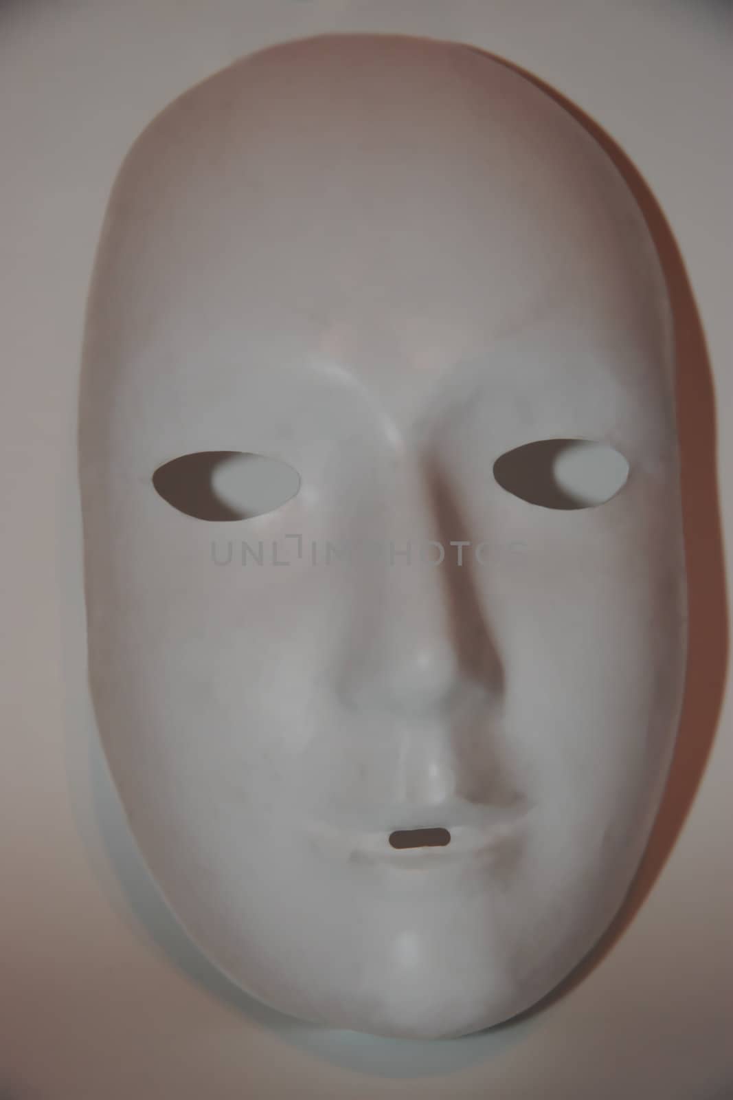 a halloween mask with clipping path