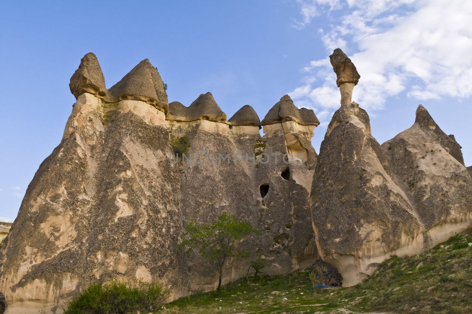 the speciel stone formation of cappadocia turkey 