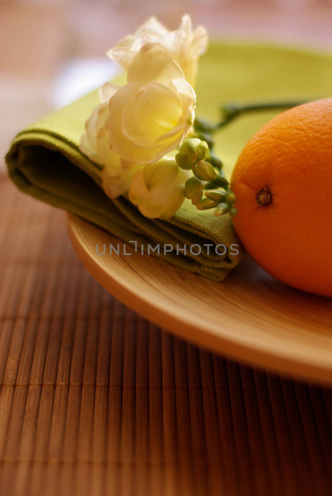 orange and flower in the kitchen, 
pentax k 10 d 