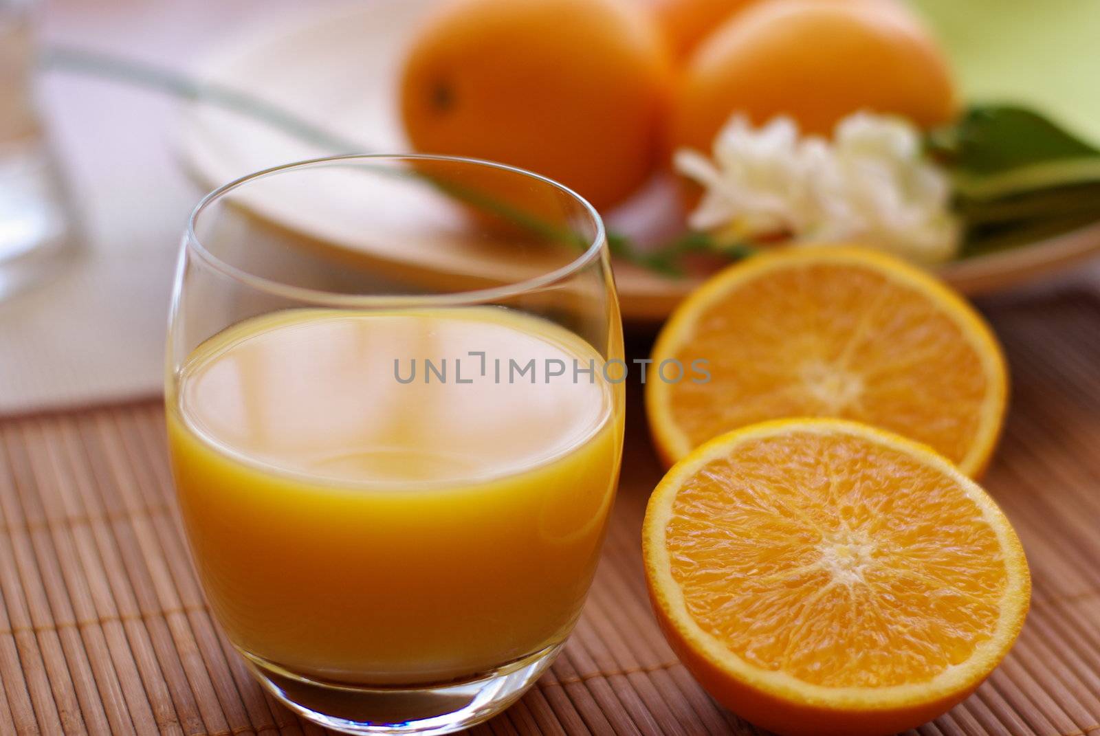 orange juice and orange 
pentax k 10 d 