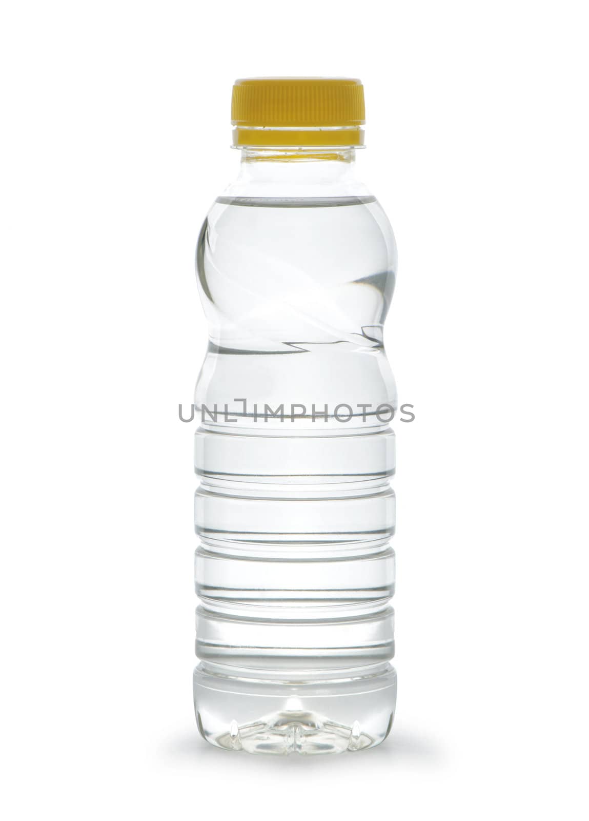 Bottle with water. It is isolated on a white background
