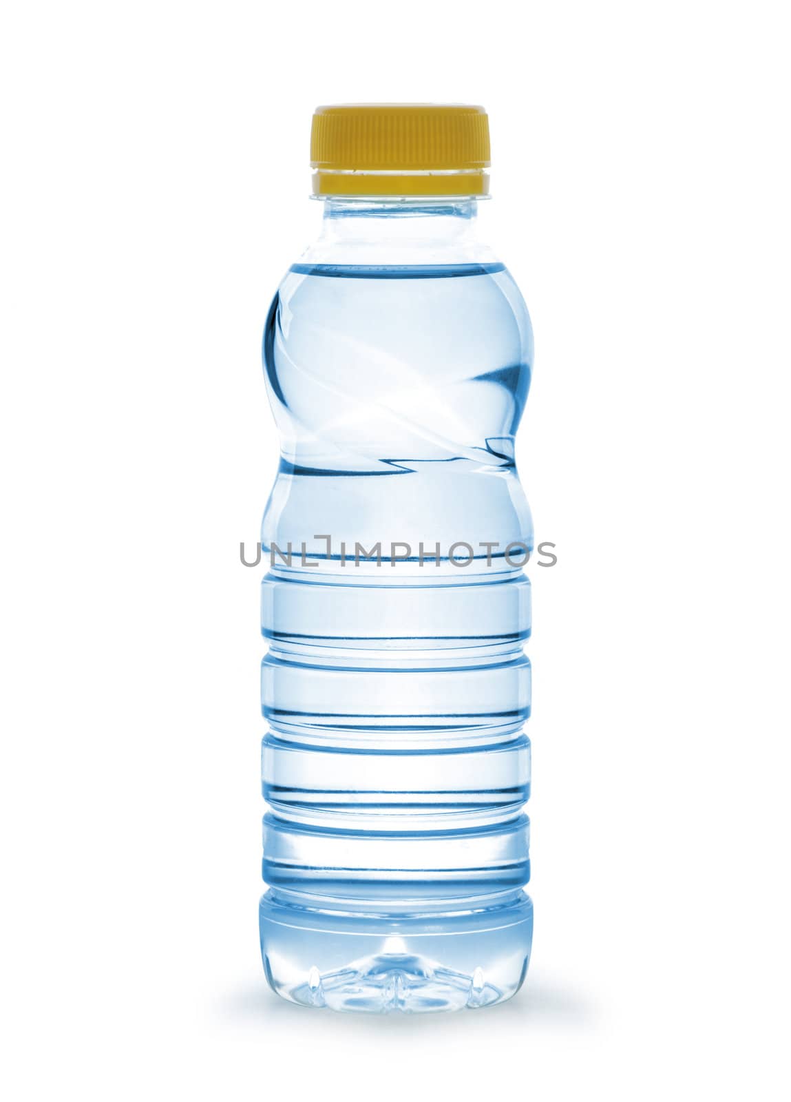 Bottle with water. It is isolated on a white background