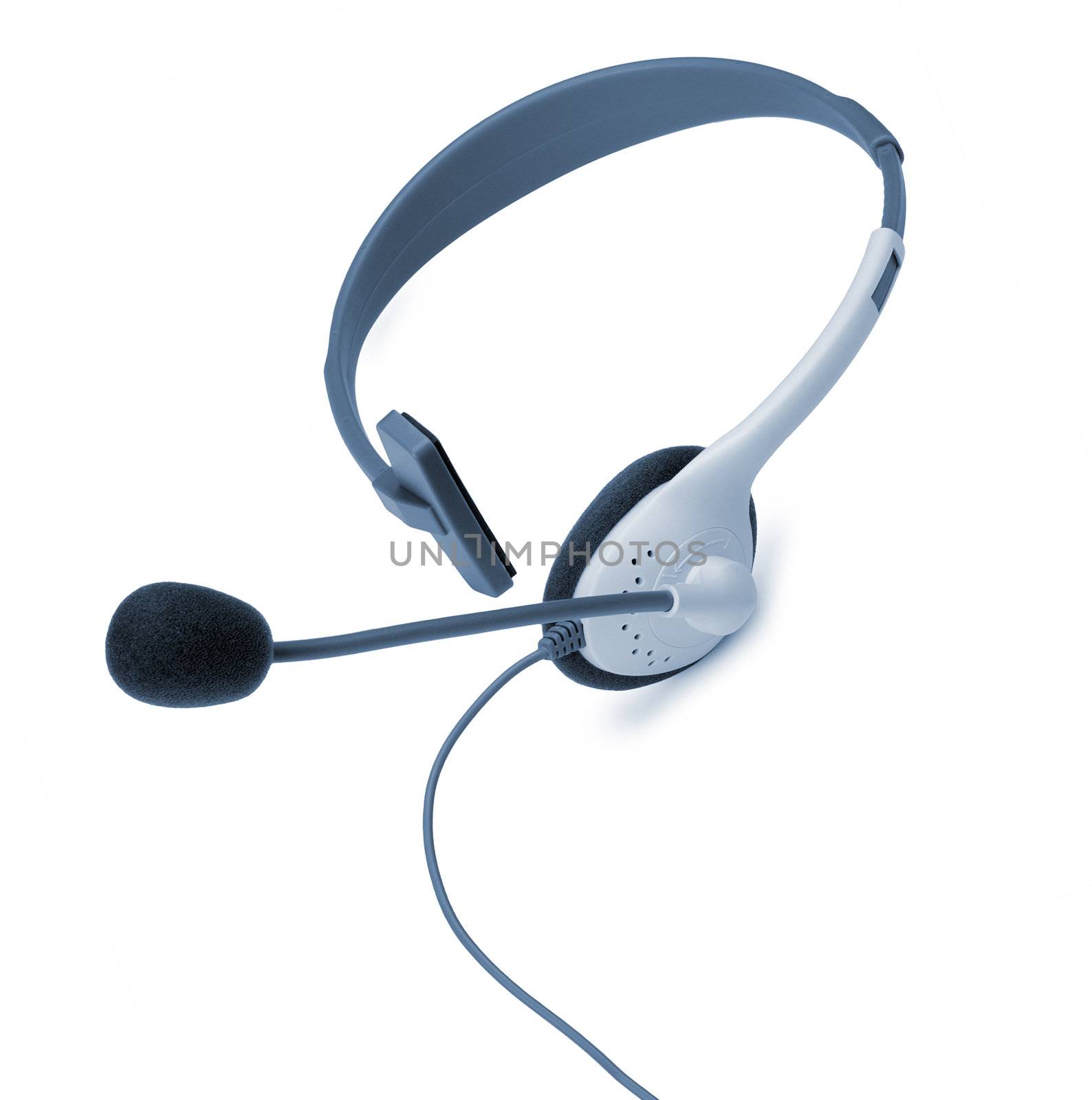 Wireless Headset blue tone by galdzer