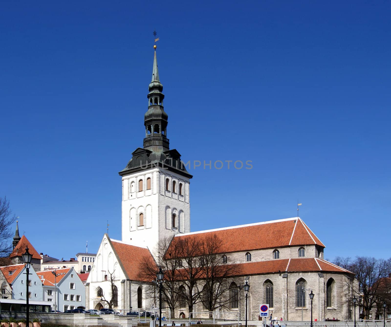 The old church is located in the historical center Tallinn