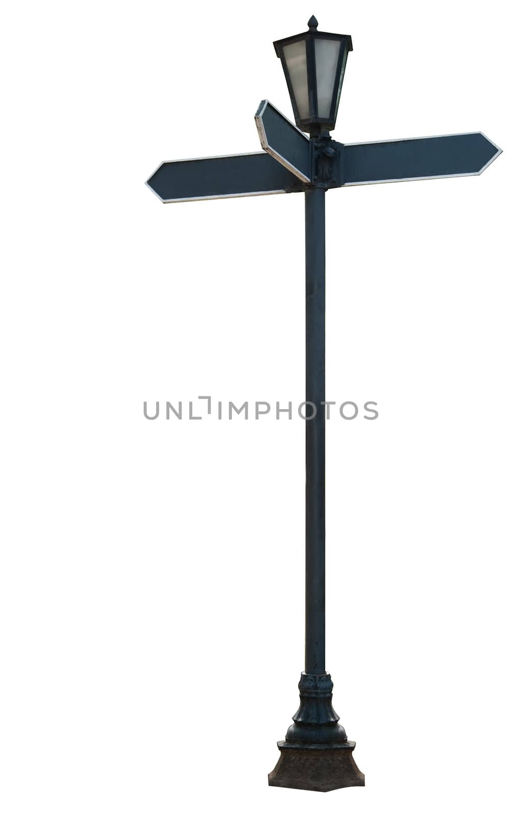 signpost. The street sign which specifies a direction of movement