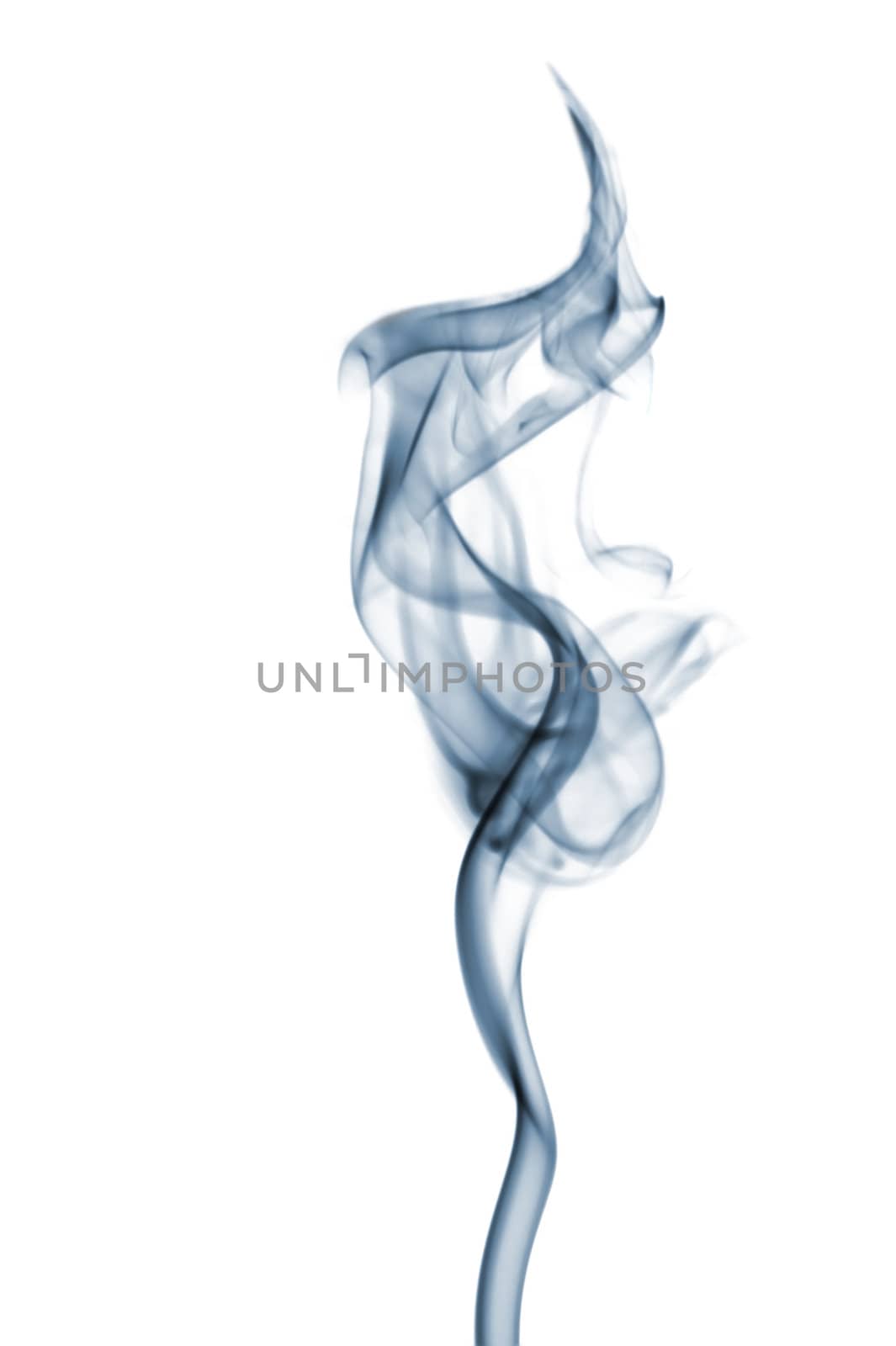 Smoke. The abstract image of a smoke on a black background