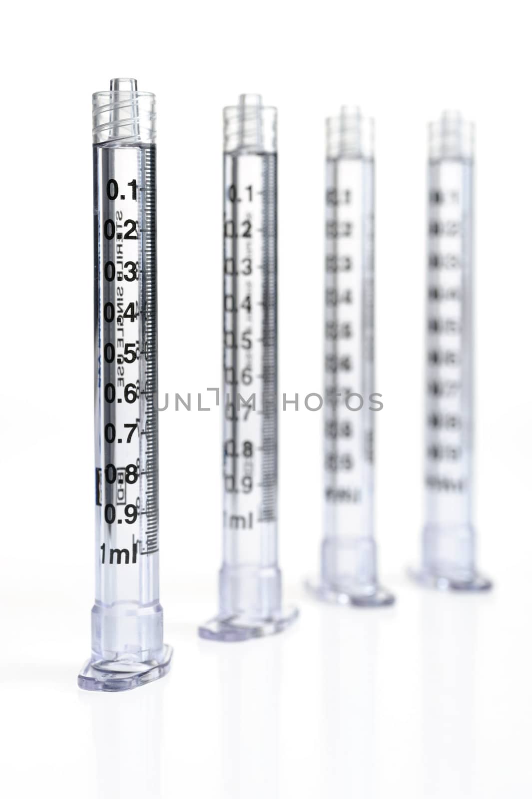 syringe. The medical tool intended for injections 
