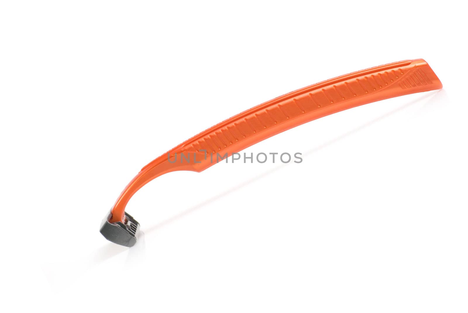 The disposable razor. The shaving machine tool isolated on a white background