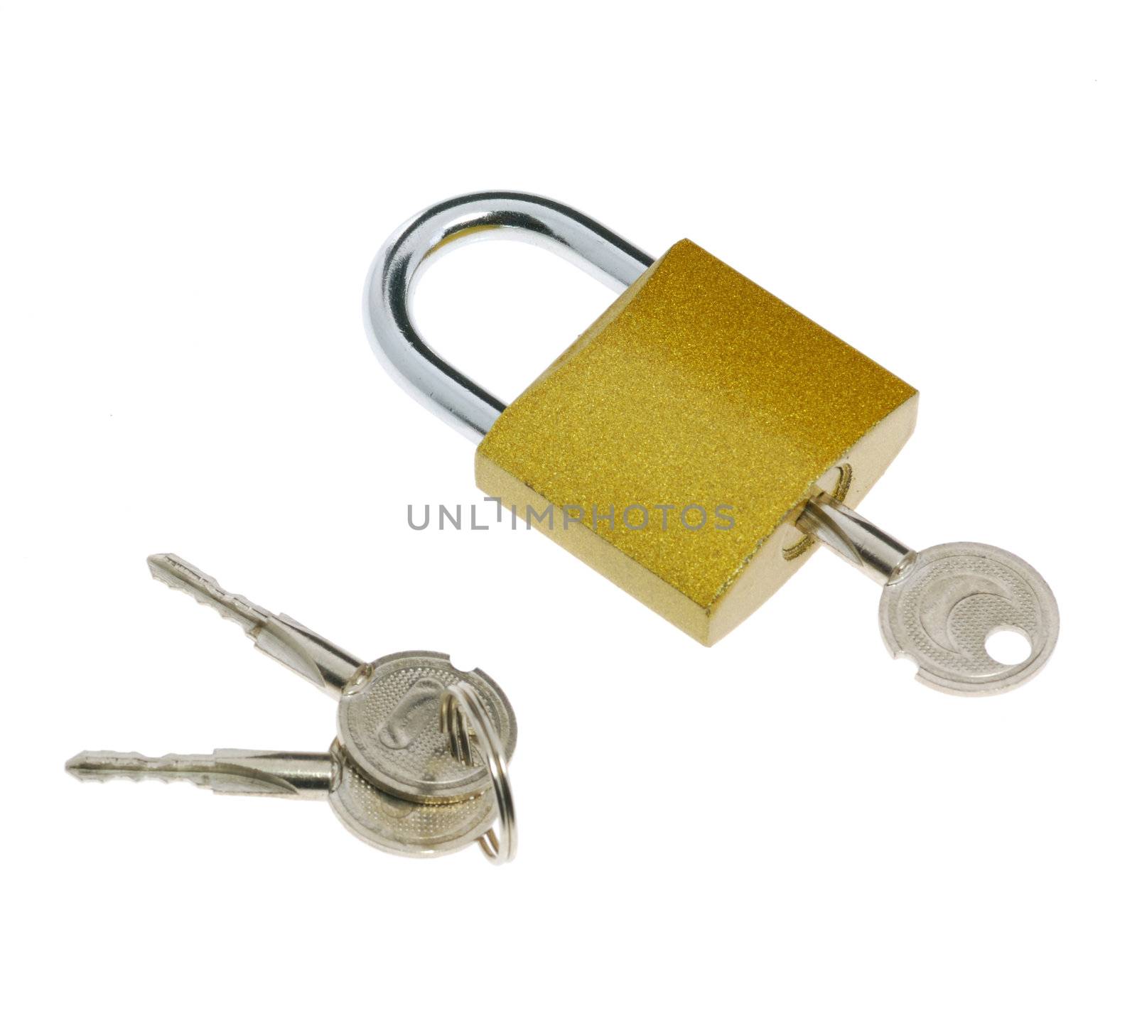 Lock.The locking device interfering penetration into any space