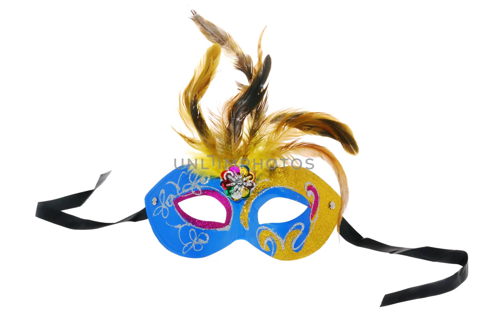 Mask. Carnival the mask is isolated on a white background