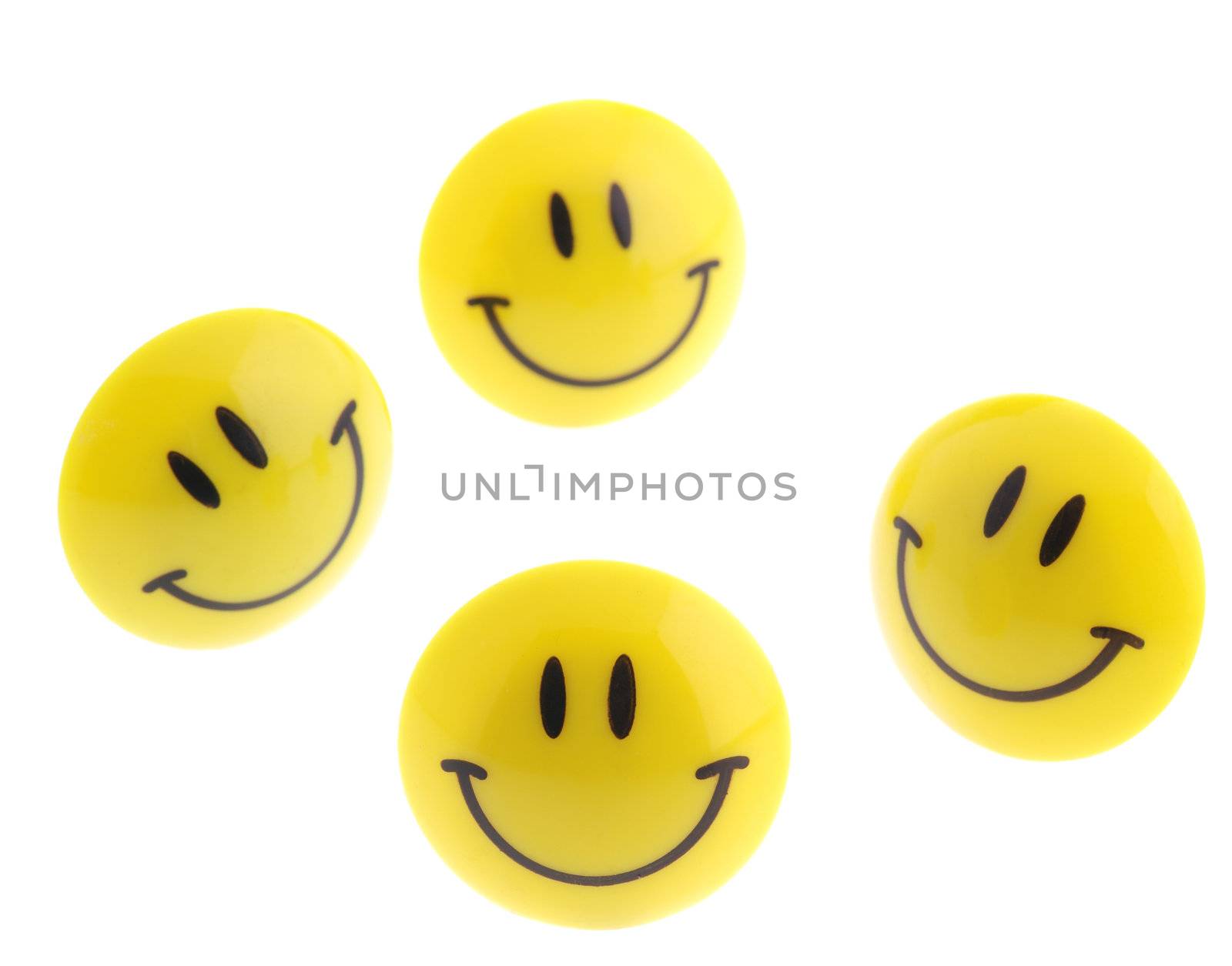 succes abstract - isolated icon smile. A smiling symbol from the plastic, isolated on a white background