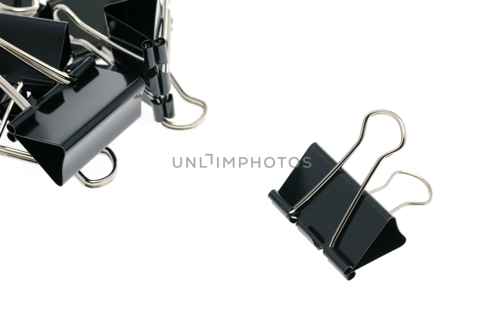 isolated binder clips by galdzer