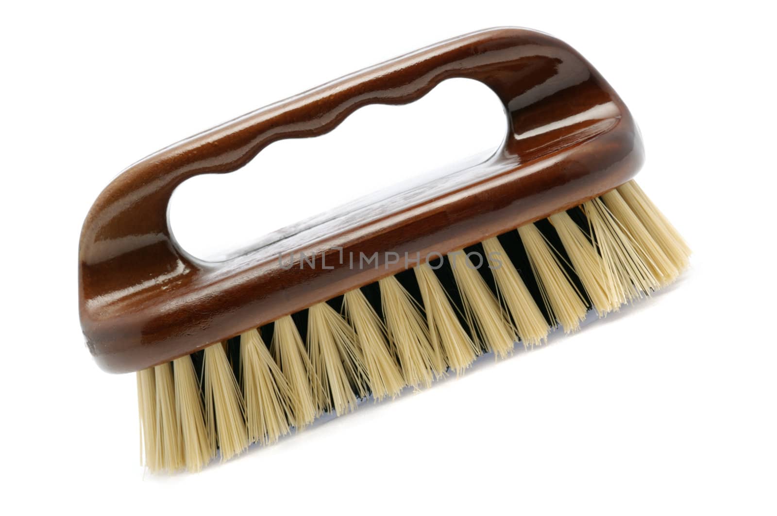 Brush for cleaning white isollated by galdzer