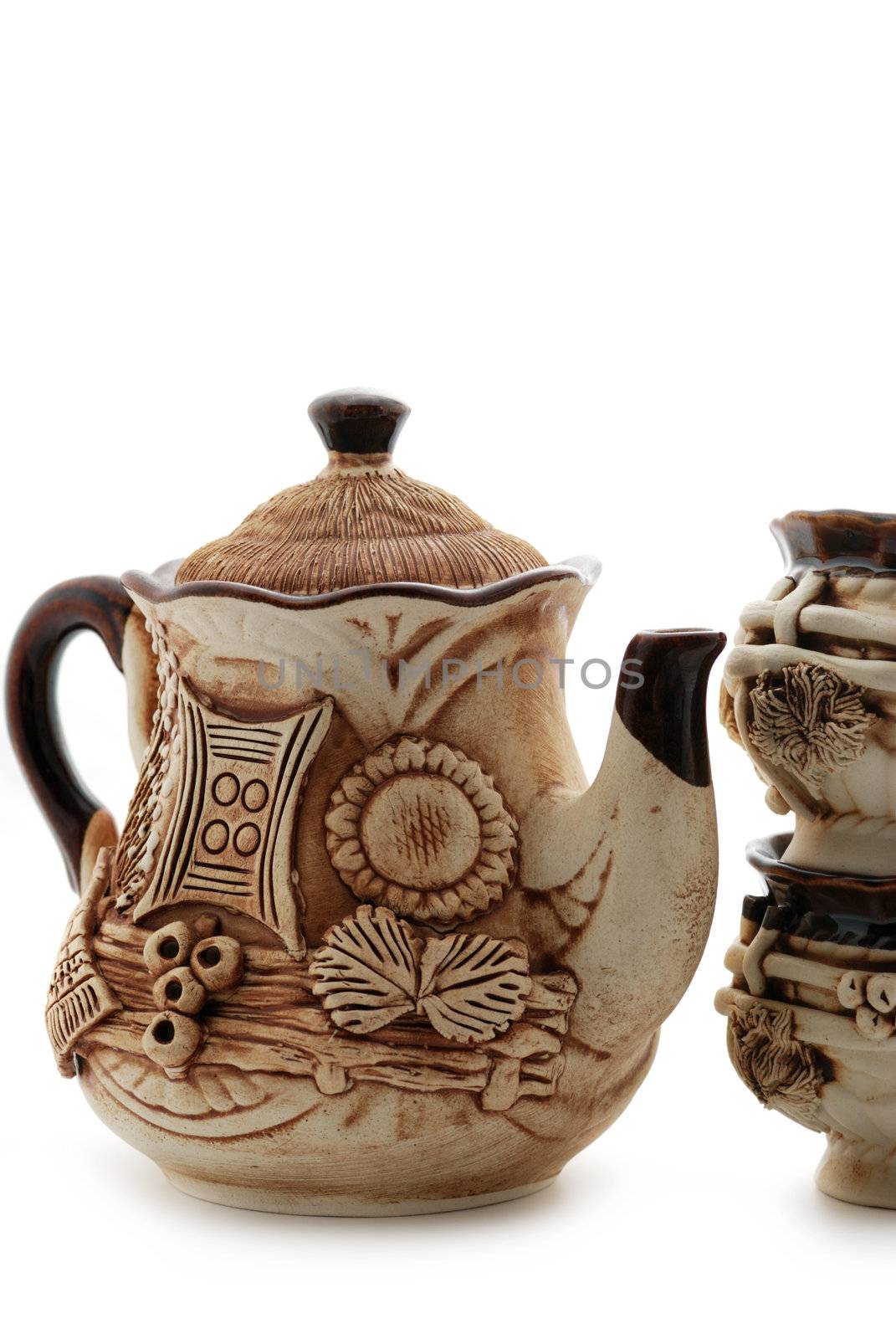 Pottery. Manual work of the Ukrainian handicraftsmen