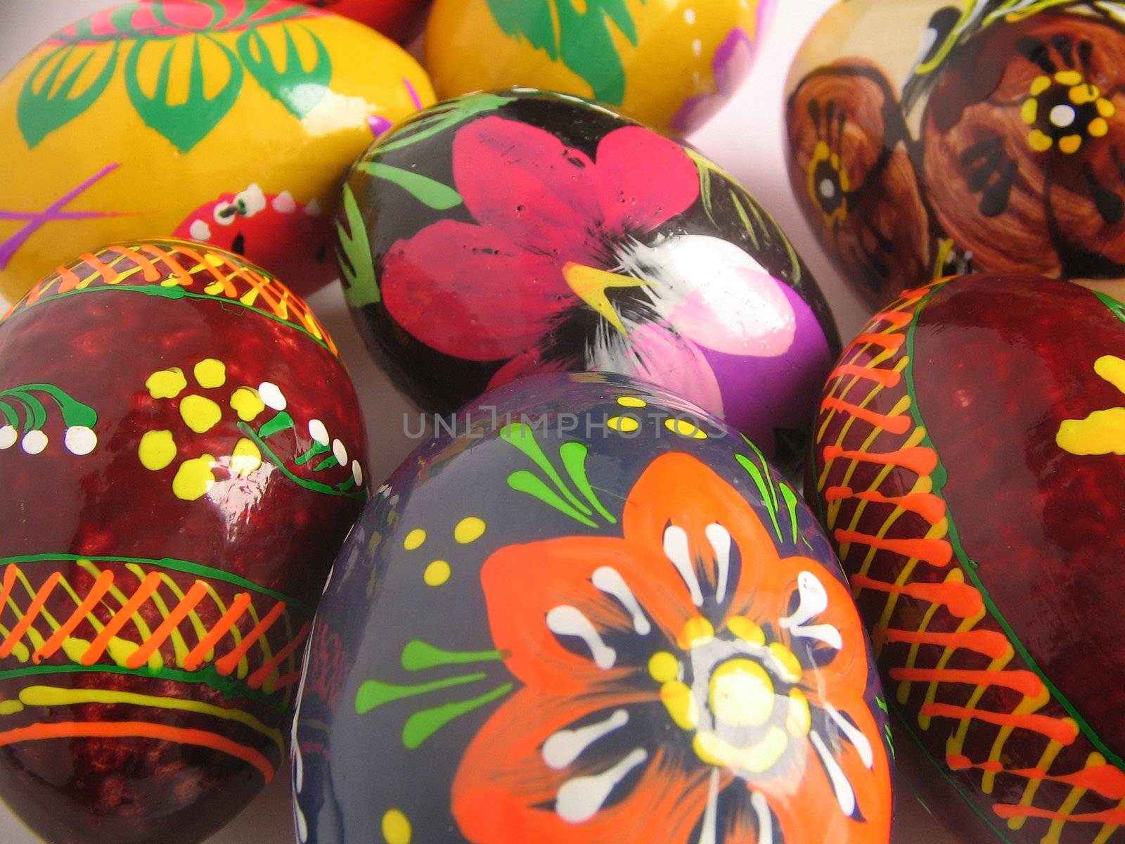 background easter painted egg by galdzer