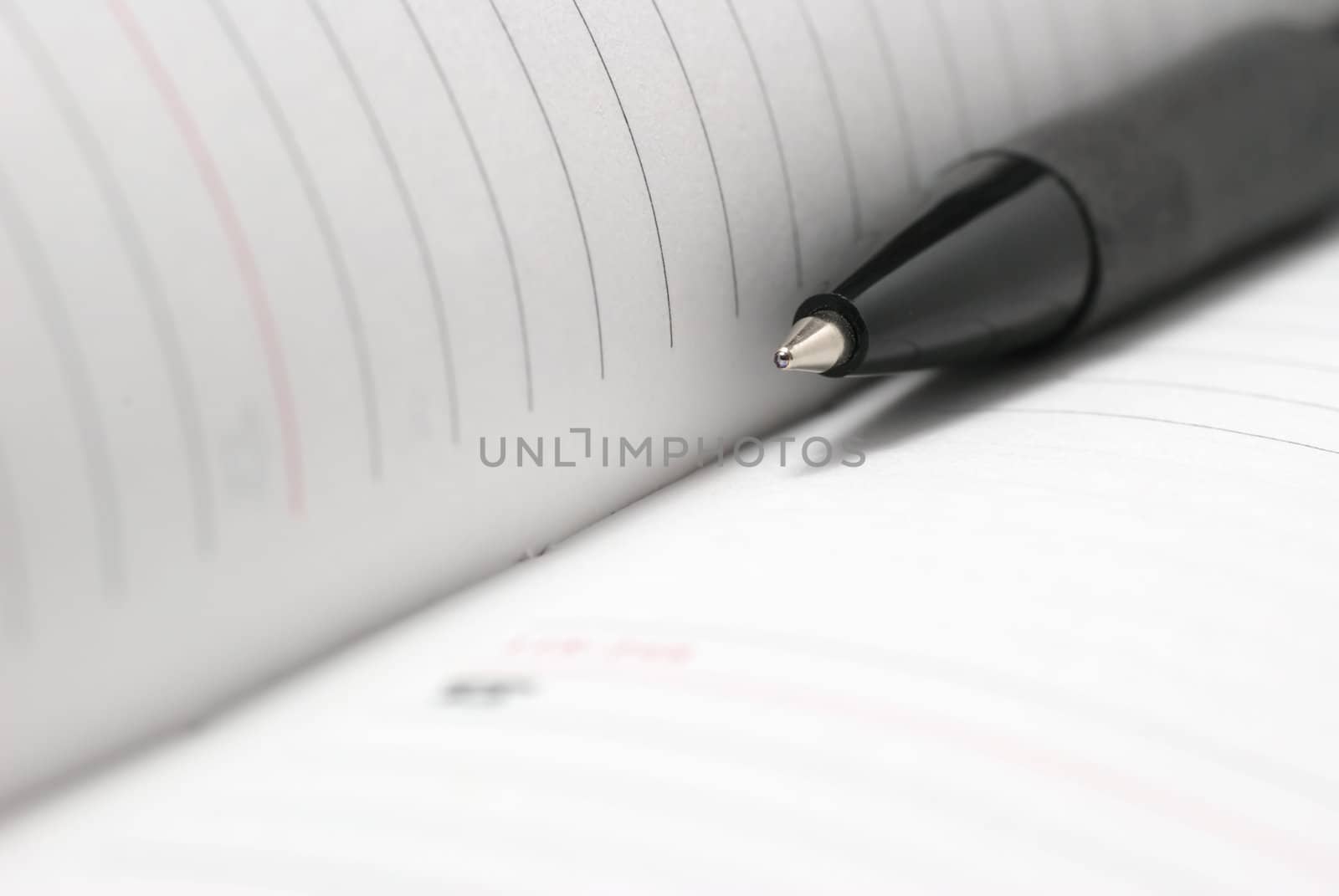 jotter and pen close up by galdzer