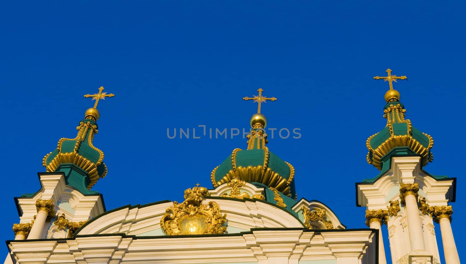 St. Andrew's Cathedral in Kiev tha capital of Ukraine