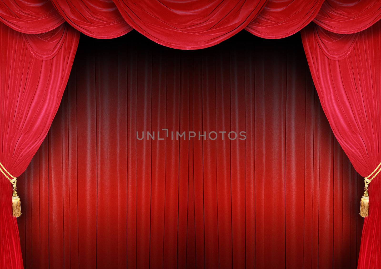 Stage backdrop of a theater  by photochecker