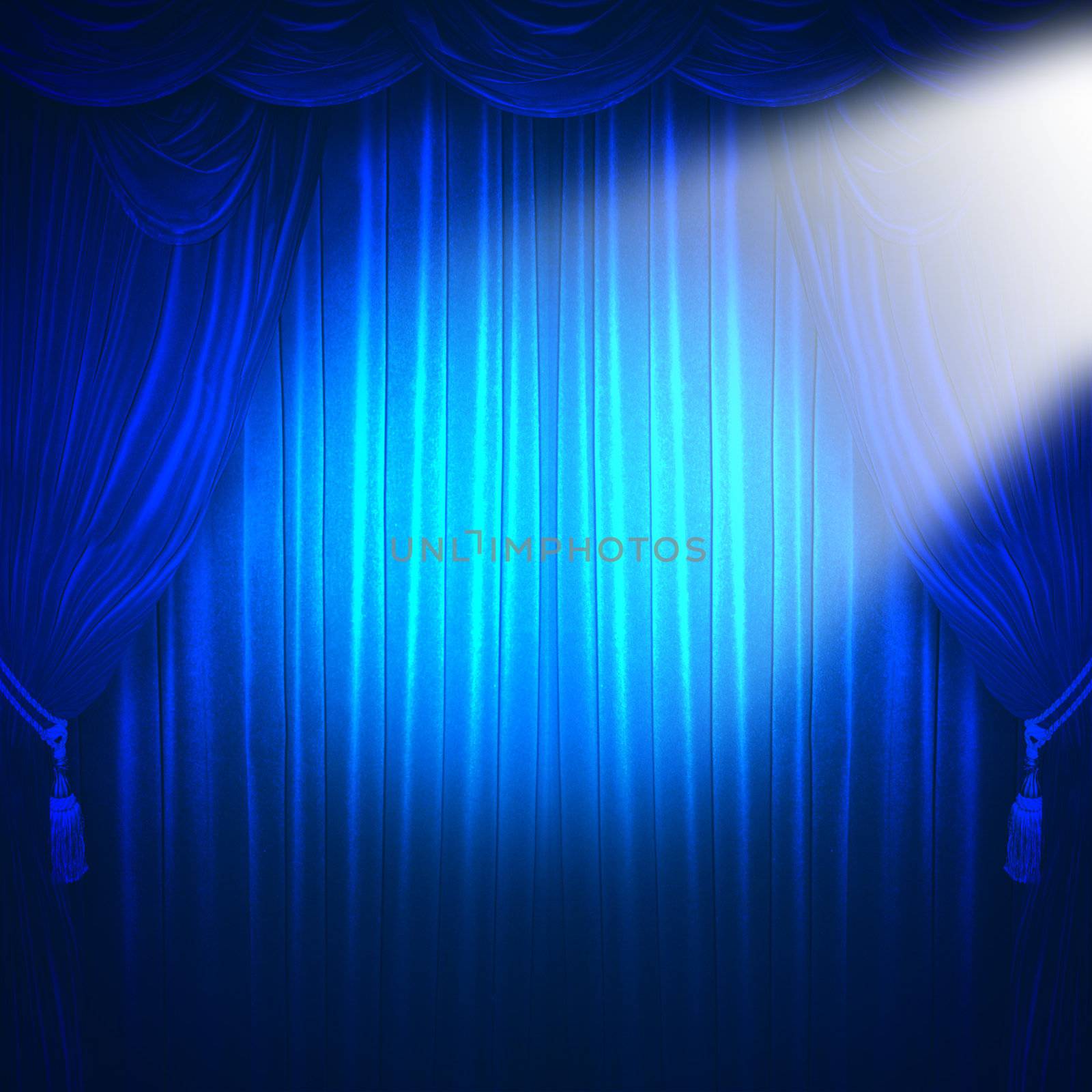 curtain of a classical theater 